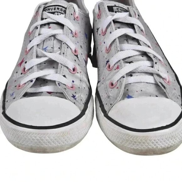 Converse Chuck Taylor All Star Gravity Graphic Low Top Junior Grey Star Size 3 - Picture 4 of 12